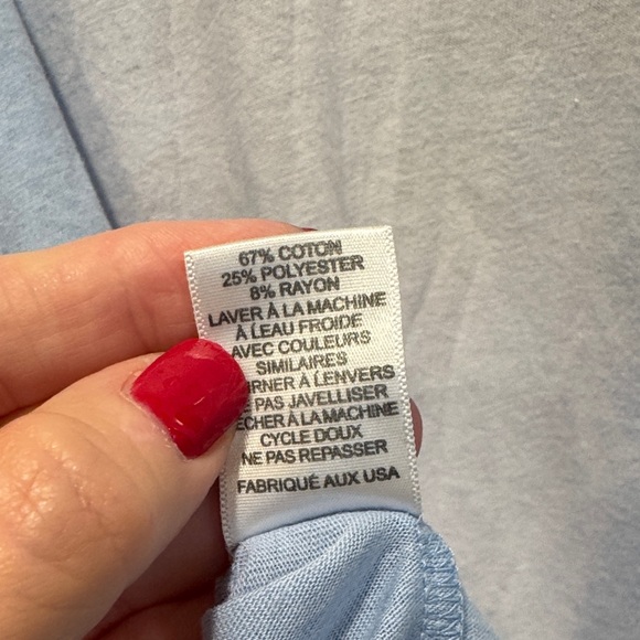 Lauren Moshi Aqua Butterfly Tee - Picture 5 of 5